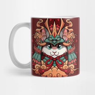 Samurai neko cat furry Mug